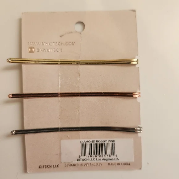 Kitsch- 3 pack hair clips - Picture 3 of 3